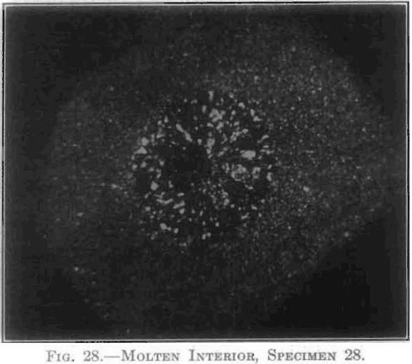 molten interior specimen