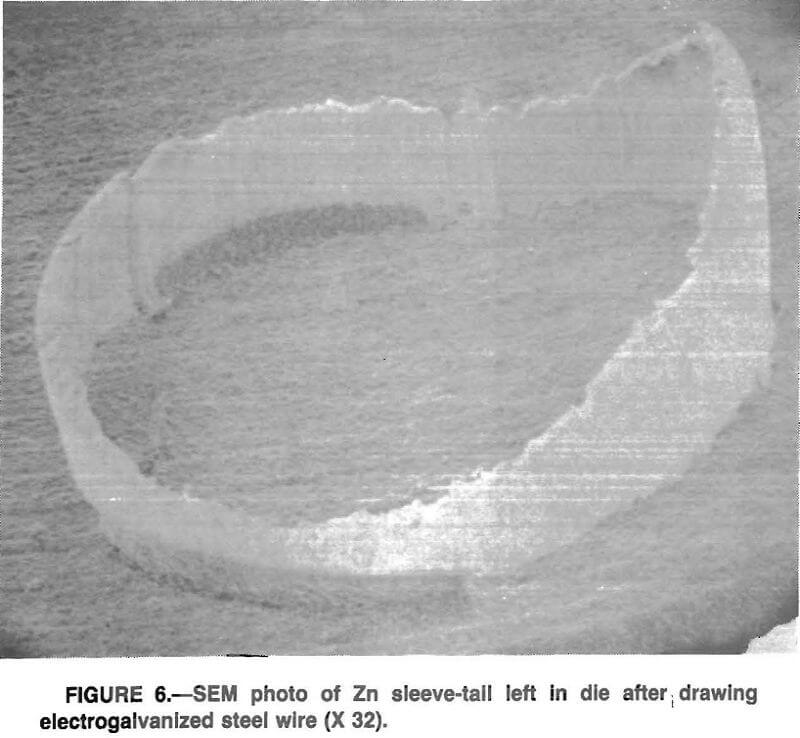 electrogalvanizing sem photo of zn
