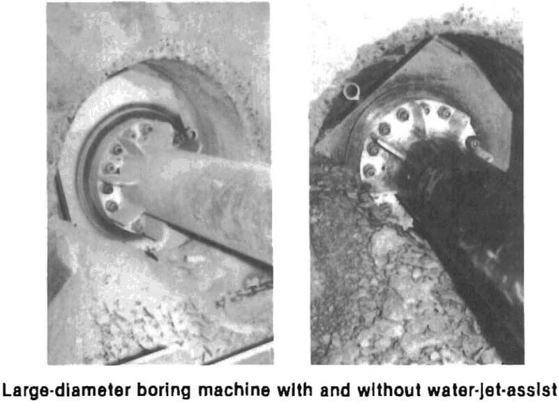 water-jet large diameter boring machine