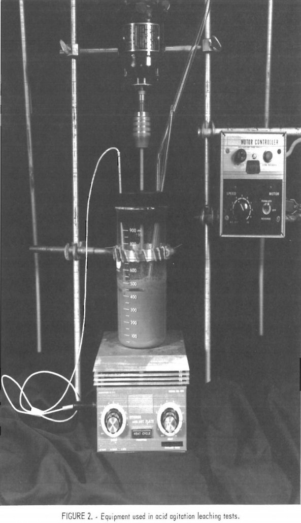 Vanadium & Uranium Extraction - 911Metallurgist extracting-vanadium-and-uranium equipment used in acid agitation leaching tests