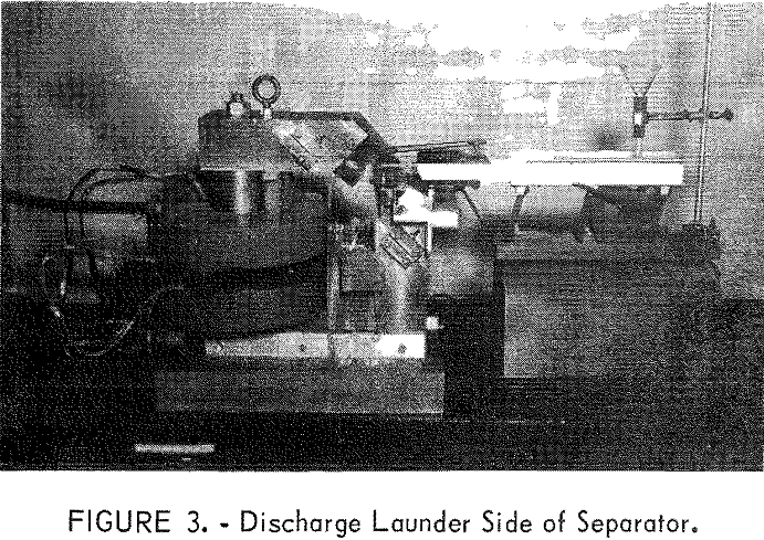 magnetic-separation discharge launder