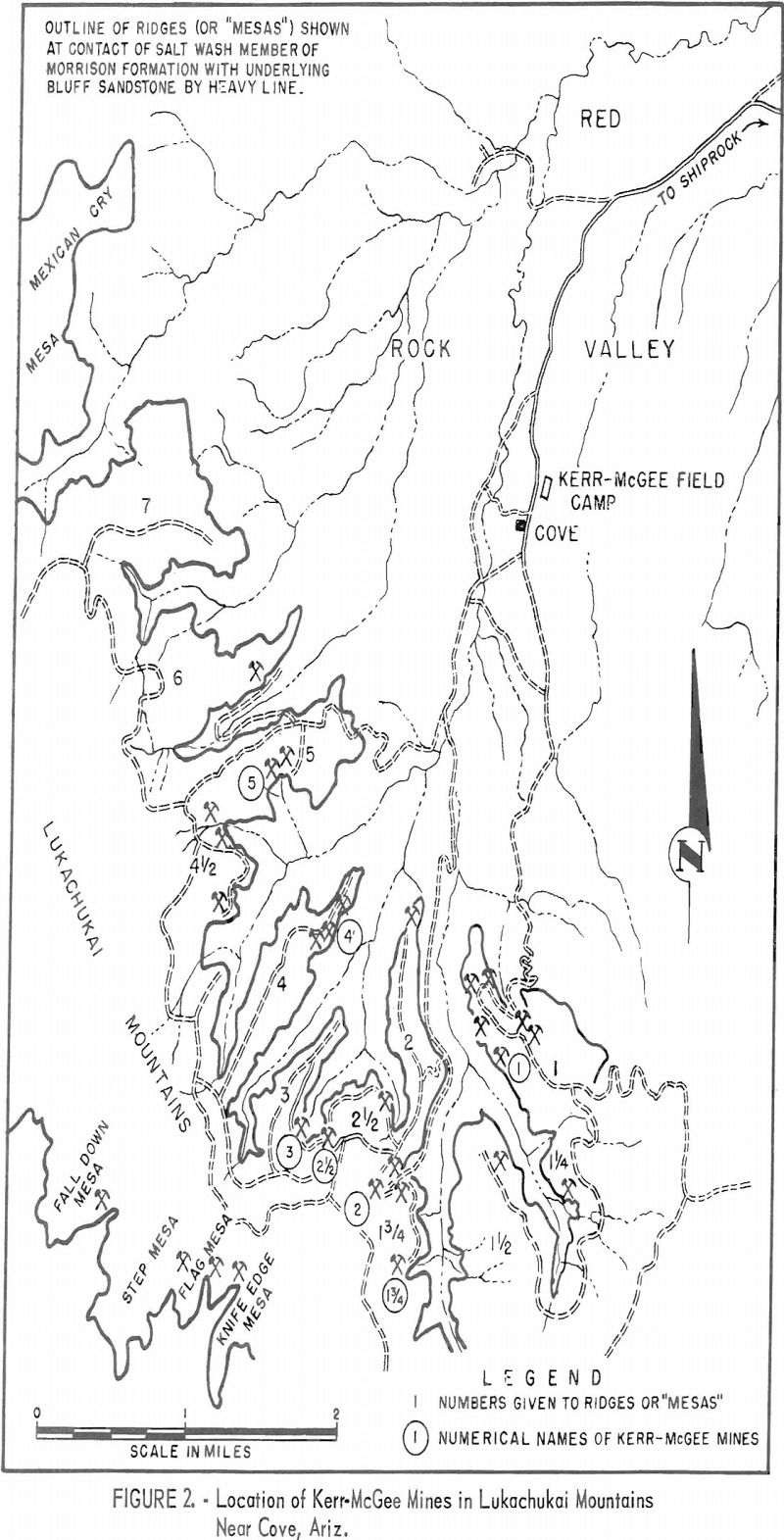 uranium mining location of kerr-mcgee mines