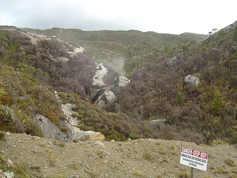 New Zealand announces mining emergency protocol - 911Metallurgist 800px Burning mine near Denniston New Zealand