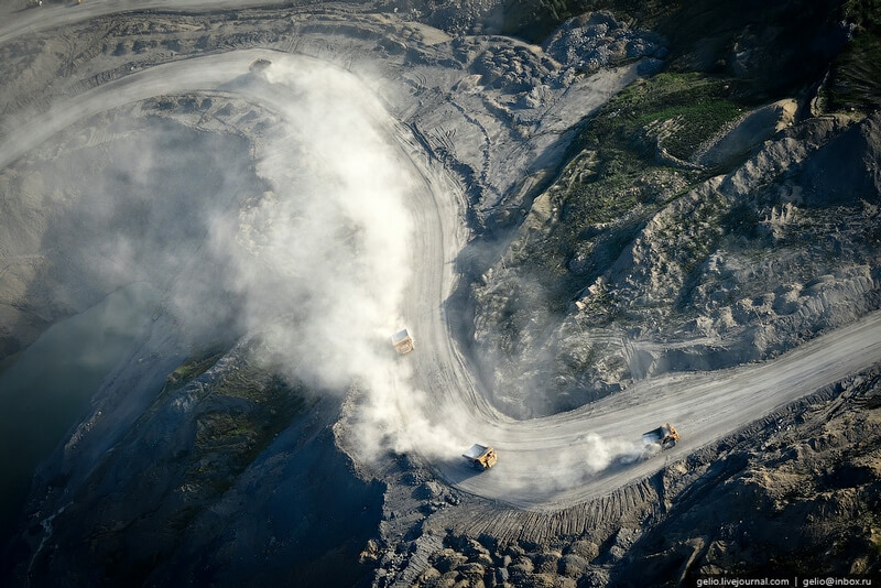 10 Insane Russian mines - 911Metallurgist Kuznetsk opencast coal mine mod