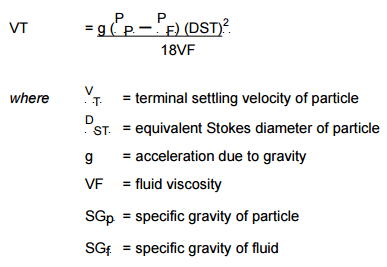 Beaker Decantation Method: Classify Particles by Settling - 911Metallurgist Stokes Law
