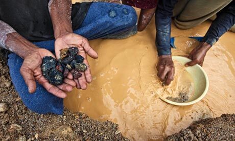 Using illegally mined tin to produce the iPhone - 911Metallurgist Tin mine Indonesia 009