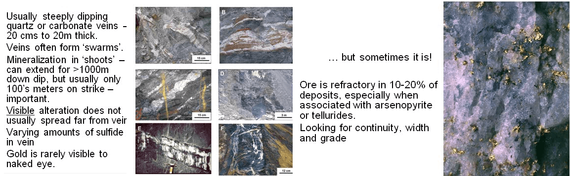 Mineralization of Greenstone and Mesothermal Deposits - 911Metallurgist invisible gold