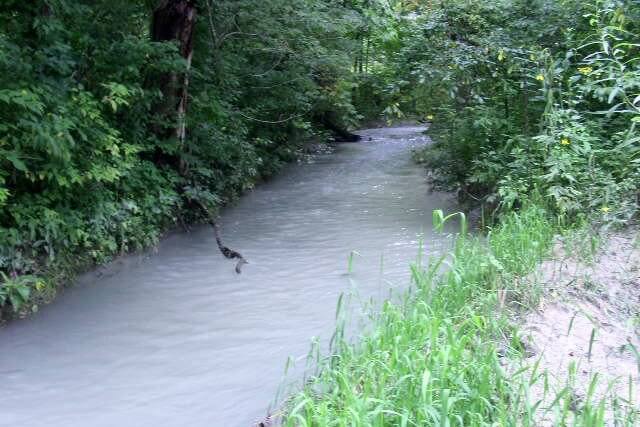 High zinc levels are poisoning the New River - 911Metallurgist lime filled creek 640 r640x453
